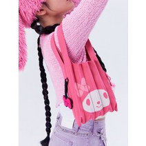 조셉앤스테이시 Lucky Pleats Knit S My Melody Pink Punch, FREE