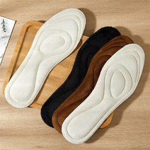 발열 깔창 자체 가열 따뜻한 안창 땀 흡수 통기성 플러시 농축 슈퍼 부드러운 면 패드