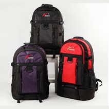 캠퍼스룸 등산백팩 70L 대용량 등산배낭 트래킹 야영 캠핑 다용도 가방 하이킹 65+5L, 레드