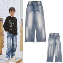 블루테일 [블루테일]AXG3PT01BU 더블 스크래치 블루 데님