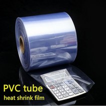 공업용포장랩 PVC 열 수축 파이프 투명 멤브레인 플라스틱 핫 필름 포장 튜브 0.5-1.5kg 0.05mm 팩 공급 시트, 1kg, 폭 18cm, [08] Width 18cm