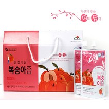 임실따담 복숭아즙 30포 국내산 복숭아, 30개