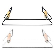 베짜기 베틀 직조 위빙 틀 직조기 손뜨개 위빙 옷감 뜨게 키트 diy wood weaving beading loom kit for jewelry 팔찌 수제 편직 기계 나무 및, 무작위 색상 1pc