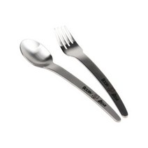 부비베어 커브 아동 스푼+포크 2종 3세트, 부비베어 커브 아동 스푼+포크 2