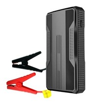 자동차 시동 배터리 인산철 충전기 방전 새로운 10000mah 전원 오토바이 점프 스타터, 검은 색