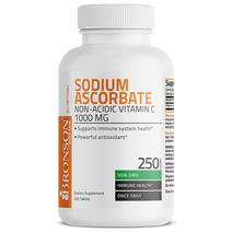 아스코르브산 나트륨 비산성 비타민 C 1000mg 250정, 1통(250정)