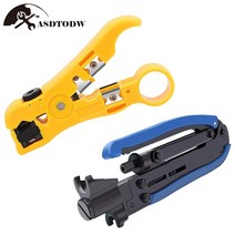 RG6 압축 공구 동축 케이블 크림퍼 키트 RG11 RG59 F81 20PCS F 커넥터 포함, [03] 2pcs pliers