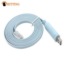 1.8M USB To RJ45 For Cisco Console Cable CONSOLE Debug Line A7H5 H3C HP Arba 9306 Huawei Router Roll, 01 180cm