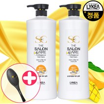 1+1 리케아 살롱케어 밸런스 터치 샴푸(구 캐시미어) 1500ml 약산성 망고향 복숭아향 향기좋은 미용실 샴푸 + 사은품 웻브러쉬 증정