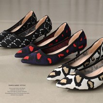 [바닐라슈] 페로드 니트 패턴 슬림 쿠션 코팅힐 펌프스(4cm)