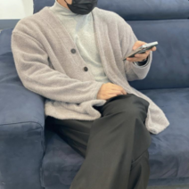 브릭레인 브릭레인 _A 허니콤모헤어가디건