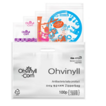 오비닐닷컴 항균지퍼백 14호 30p + 20호 30p + 28호 30p + 30호 10p, 2세트