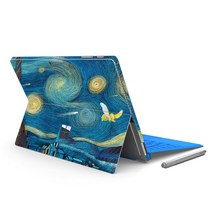 서피스독 Microsoft surface pro 9x8 surface go 3 뒷면 커버 스킨 스티커 프로텍터 용 3d 인쇄 비닐 스티커, 서피스 프로 9, qc 패턴 19