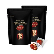 대추 호두 건강간식 아침 대용 고급 간식 대추호두말이 맛있는 호두품 단백질 영양 웰빙 대호한끼 무방부제, 대호한끼 2봉지