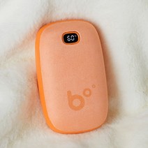 전기손난로 보조배터리겸용 향온 핫팩 충전식 사무실 손난로, 5.9000mAh 오렌지