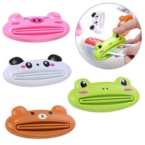 캐릭터 동물 (알뜰 치약짜개 B타입 1p-색상임의) 치약 물감 염색약 튜브 스탠딩 홀더 롤링 짜개 디스펜서