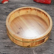 Ogfaour 초밥통 스시 일식집 식힘밥통 원목 도시락 프놈펜, 28cm 탄화 목재 플레이트