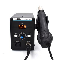 소형 열풍기 용접 온도조절 핸드폰 수리 블로잉 858D+, 858D+ 220V