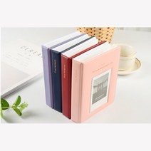 폴라로이드 커플사진 포켓 2단 사진북 포토북 사진첩, 와인