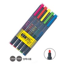 본s마켓_형광팬 펜세트 필기류 5색 형광 펜류 세트_본s마켓, 무옵션_품목_, 상품COLOR*SIZE_