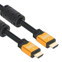 강원전자 넷메이트 NMC-HQ03Z 골드 메탈 HDMI 케이블 (v2.0 3m), 3m, 1개
