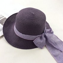 봄여성모자 여름 패션 플랫 모자 사이클링 여행 등산 리본 보우 비치 빅 브림 클래식 접는 밀짚 모자156348
