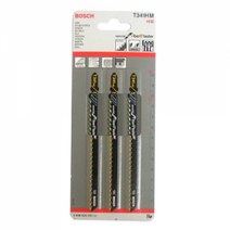 일음쇼핑^^*m보쉬 인조대리석용 직소날 T341HM 3PCS 절삭공구 커터 절단기 작업용품 절삭기 공구류 직소 산업 기기 쏘일medi^*^, ab*^^선택없는