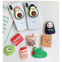 D.O. 그립톡 스마트톡 홀더 링 핑거 휴대폰 거치대, 퀵샌드그립톡-코카콜라