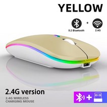무선 무소음 게이밍 버티컬 마우스 충전식 블루투스 2.4GHz USB RGB 1600 인치 당 점 컴퓨터 노트북 태블릿 PC 맥북 게임 게이머, Dual Mode Wireless10