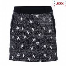 제이디엑스 JDX (여성) 그래픽 포인트 볼패딩 큐롯_X1RWPQW52-BK