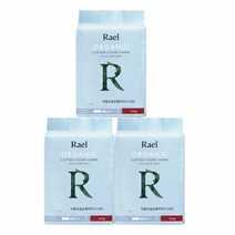 라엘 유기농 순면커버 요실금 롱라이너 3팩, 롱, 36개입, 3개