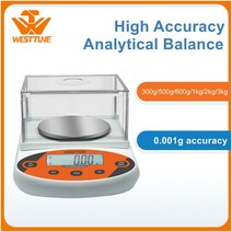0.01g 전자 디지털 저울 실험실 분석 정밀 300g/500g/600g/1Kg/2Kg/3Kg 주방, 1000g 0.01g_110V | Eu