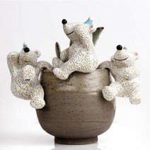 보울 장식용 인형 화분픽 123406, F E079512