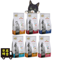 알모네이쳐 HFC 고양이 건사료 1.2kg 대구 연어 돼지고기 농어 도미 닭고기, 키튼-닭고기