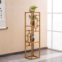 화초장 도자기 선반 사방탁자 진열장 고가구 고재, (2단) 고재 화초장