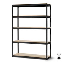 베란다수납장 아파트 다용도실정리 조립식수납장 120x40x180 5단, 상품선택:무볼트앵글120 5단 180 화이트