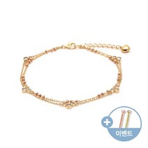 [비앤비골드]14K 팔찌 두줄 체인 금팔찌 NPB10819
