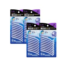 페리오 치간칫솔 L자형 SS 0.8mm, 10개입, 4개