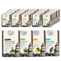 제주 자연 마스크팩 40매 (4종류X10매씩), 제주 자연 마스크팩 40매 (4종류