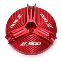 Z900 오토바이 엔진 플러그 연료 필터 커버 캡 볼트 CNC 알루미늄 액세서리 가와사키 Z900 2017 2018 2019, 01 Black