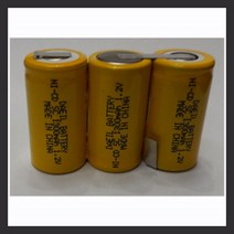 니카드충전지 니카드 1300SC-3N(3.6V 1300mAh)R+출력선 니카드조립작업, 1개