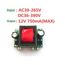 전압조절기AC/DC-DC 컨버터 10W 절연 스위칭 전원 24-390V 36V 48V 60V 110V 220V ~ 5V 12V 24V 전압 레귤, 02 12V 750mA