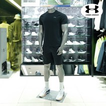 언더아머 트레이닝 세트 남성 반바지 5부 기능성 반팔 HUS 6413494 UBW