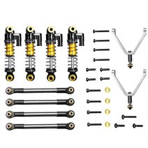 FMS 1:24 FCX24 파워 왜건 충격 흡수기 모델 RC 자동차 업그레이드 액세서리 등반 부품 1 세트, 12 Option 12