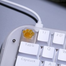 고양이뱔 별모양 투명 클리어 포인트키캡 기계식 키보드, 없음, 없음, 25.no27