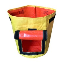 PE 감자 성장 가방 야채 양파 재배 심기 패브릭 정원 묘목 냄비 식물 도구, 04 yellow_05 10 Gallon