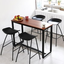 더조아 모던바테이블 1200멀바우 모던바텐 홈바 아일랜드식탁, 단품