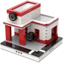 호환블럭 크리에이터 Garage for a Modular City 도시 차고 MOC-33928 창작 신제품