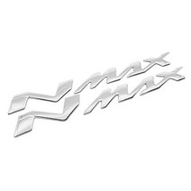 2021 nmax125 튜닝 스티커 3D 로고 엠블럼 야마하 엔맥스 데칼, Silver - 실버