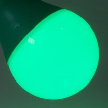 세운상사 LED 컬러조명 8w 레드led 블루led 그린led e26led, 1개, 녹색